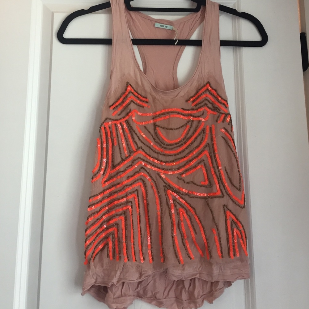 Flowy beaded top!